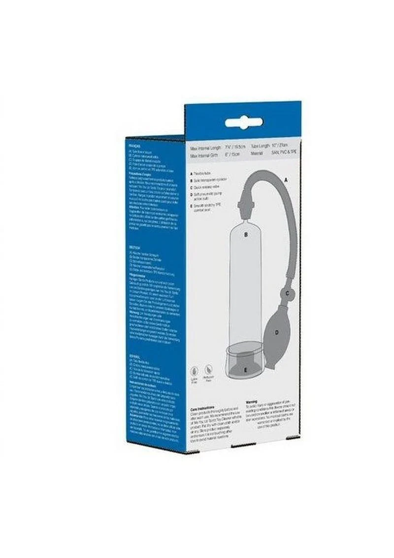 Me You Us Pumped Up Fire Suction Penis Pump with Comfort Seal - Image 2