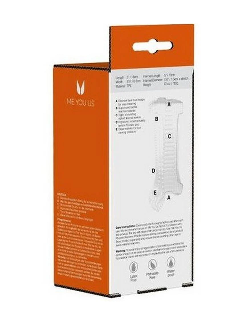 ME YOU US Ripple Dual-End Stroker Masturbator - Image 4