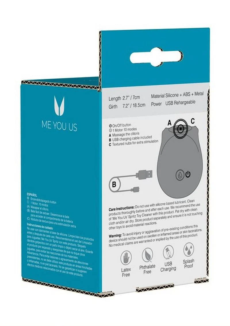 Me You Us Rosebud Silicone Sucking Vibrator - Image 2