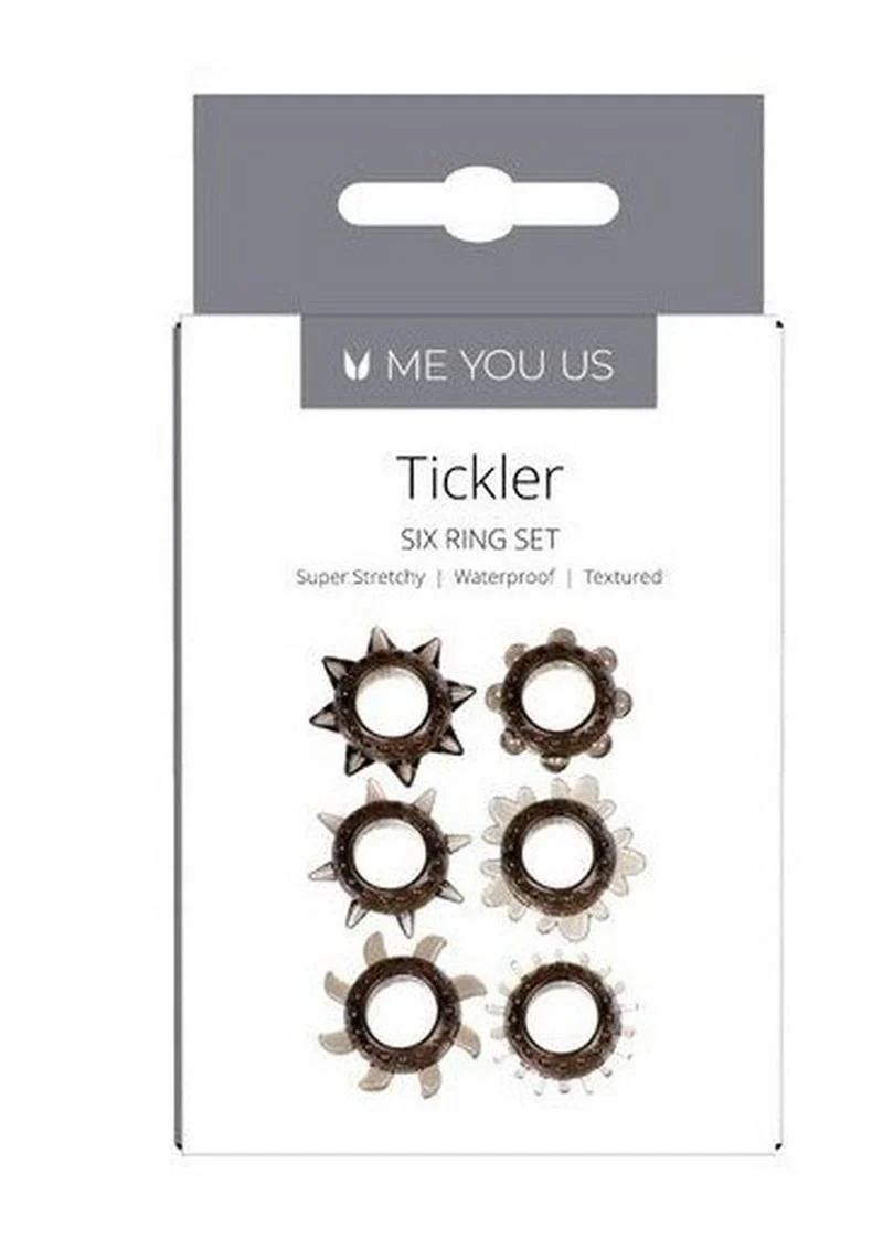 Me You Us Tickler Six Ring Textured Super Stretchy - Image 3
