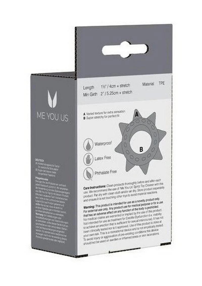 Me You Us Tickler Six Ring Textured Super Stretchy - Image 4