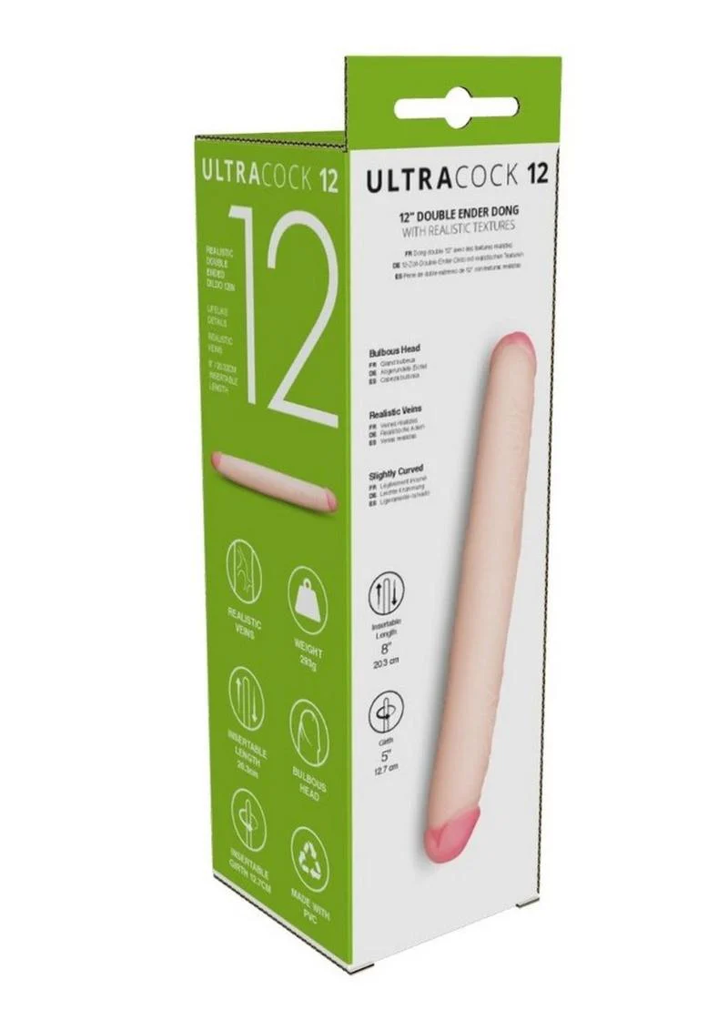 Me You Us UltraCock 12 Inch Double Dong Flexible Realistic Dildo - Image 4