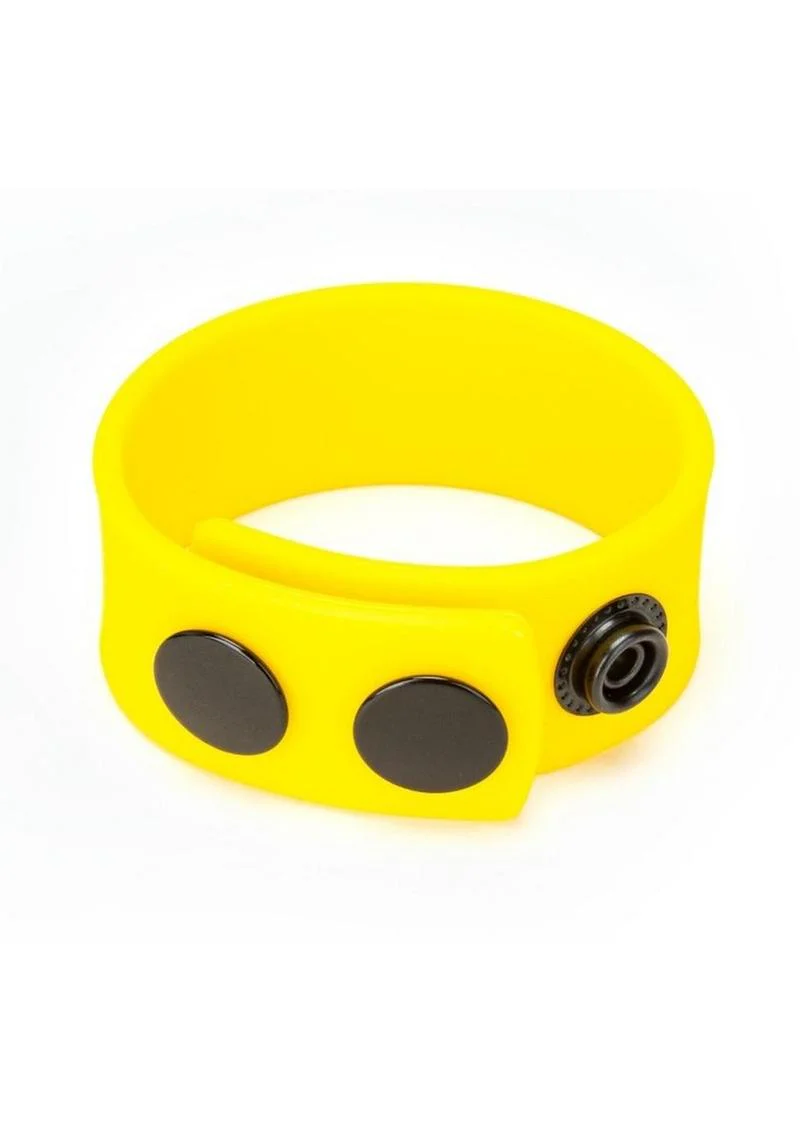 Me You Us Yellow Silicone Adjustable And Comfortable Cock Strap