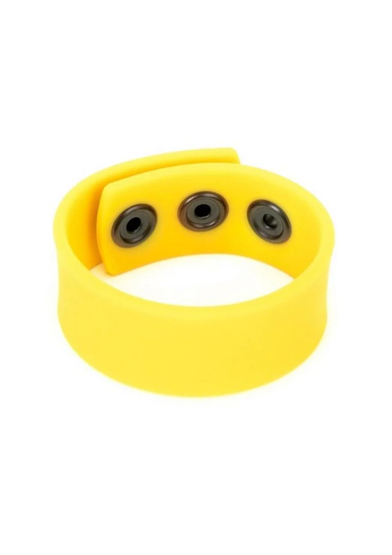 Me You Us Yellow Silicone Adjustable And Comfortable Cock Strap - Image 3