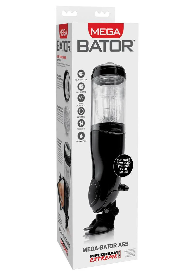 Mega Bator Ass Advanced Rechargeable Stroker with Suction - Image 3