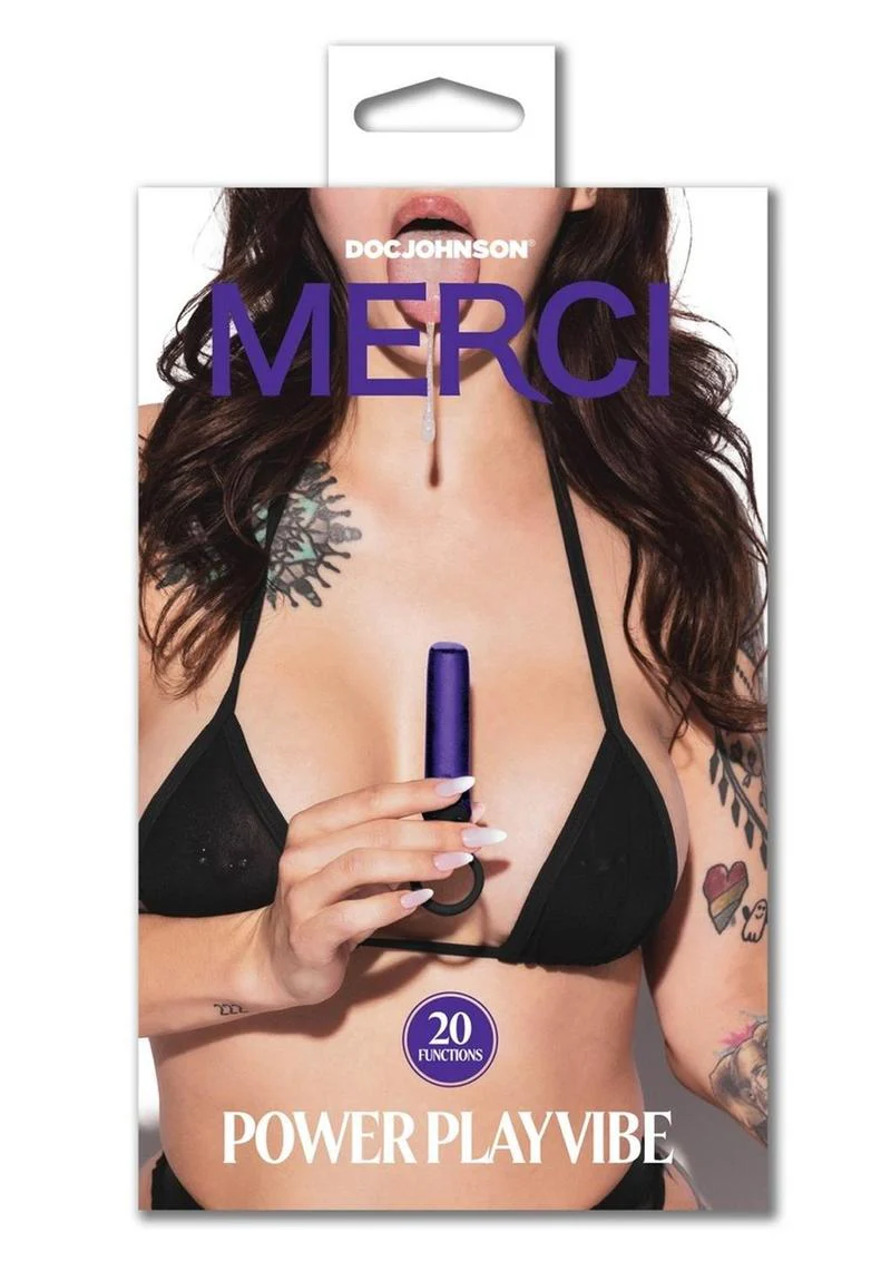 Merci Power Play Rechargeable With Silicone Grip Ring - Image 3