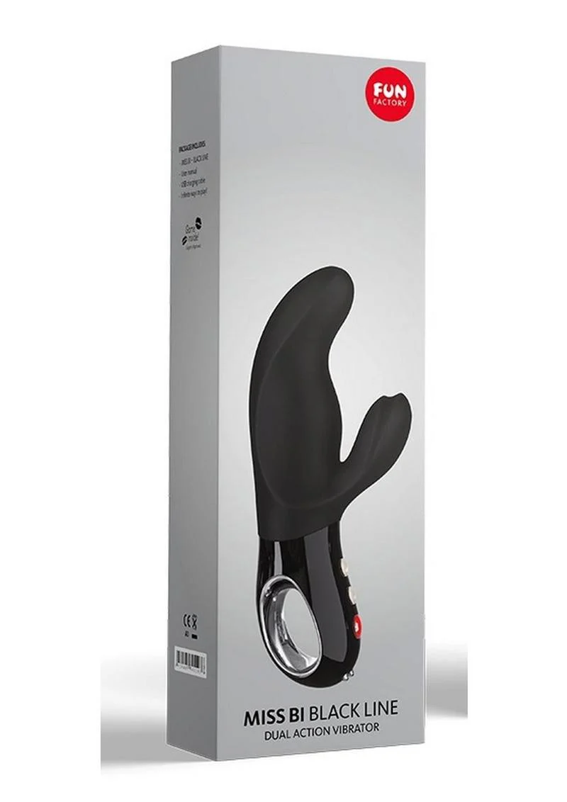 Miss Bi Silicone Vibrator with Clitoral Stimulator - Image 10