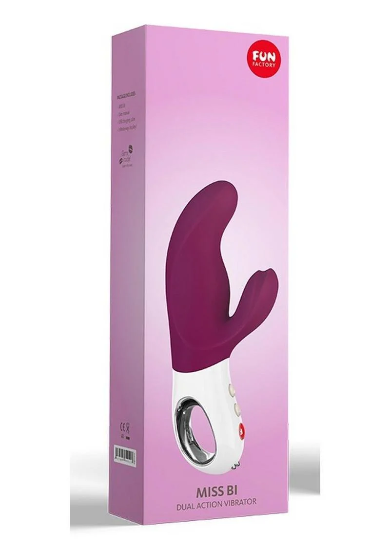 Miss Bi Silicone Vibrator with Clitoral Stimulator - Image 11