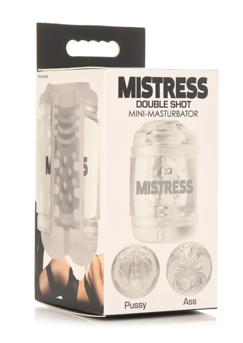Mistress Double Shot Mini Masturbator Dual Pussy and Ass Stroker - Image 4