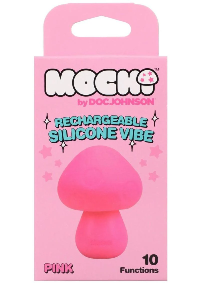 Mochi Mushroom Vibe 10 Function Silicone Rechargeable Vibrator - Image 5