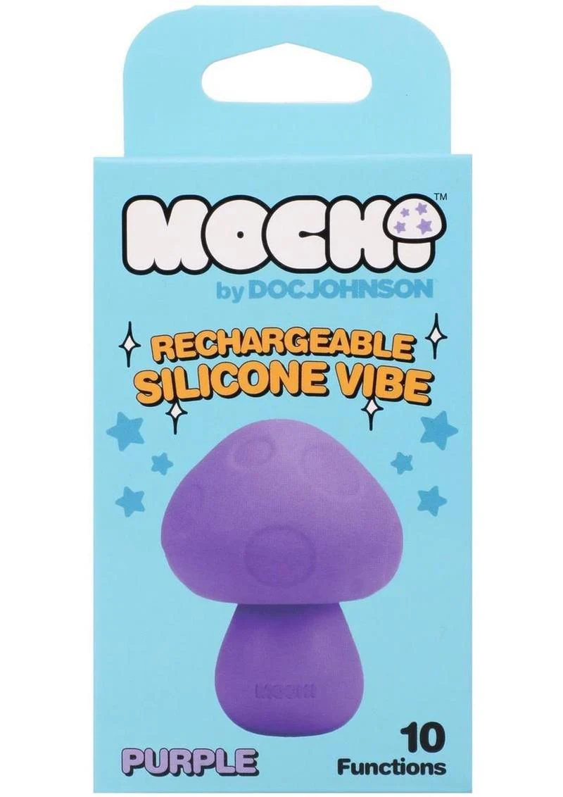 Mochi Mushroom Vibe 10 Function Silicone Rechargeable Vibrator - Image 9