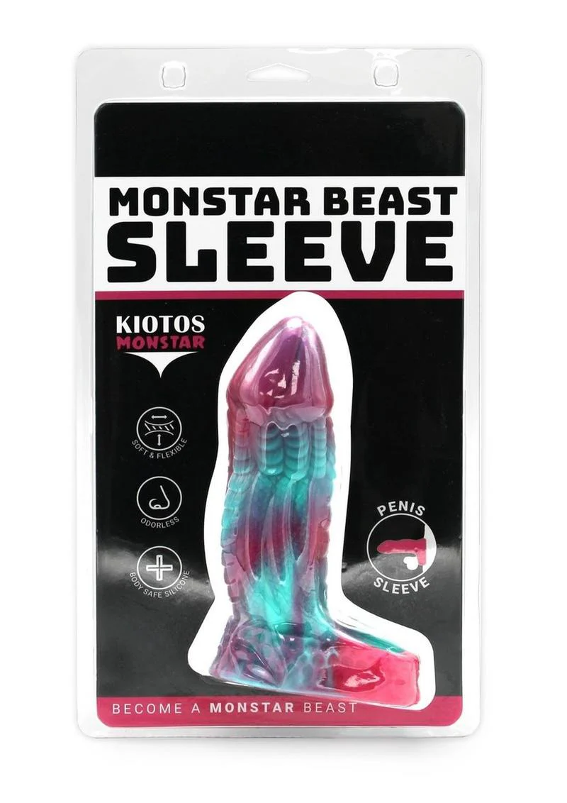 Monstar Beast Silicone Colorful Penis Sleeve - Image 4