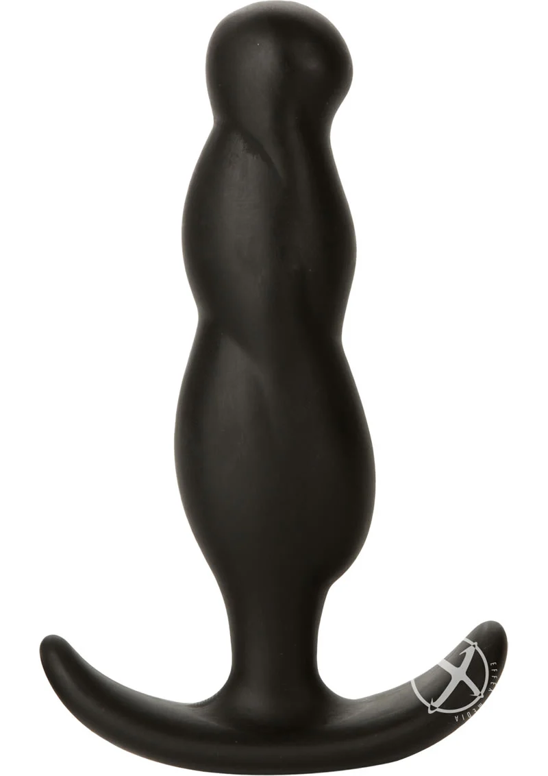 Mood Naughty Silicone Anal Plug Medium Black for Intermediate Play