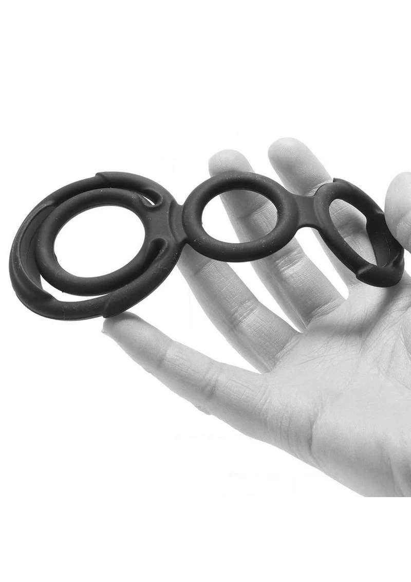 My Cockring Double Loop Silicone Cockring  for Enhanced Firmness - Image 3