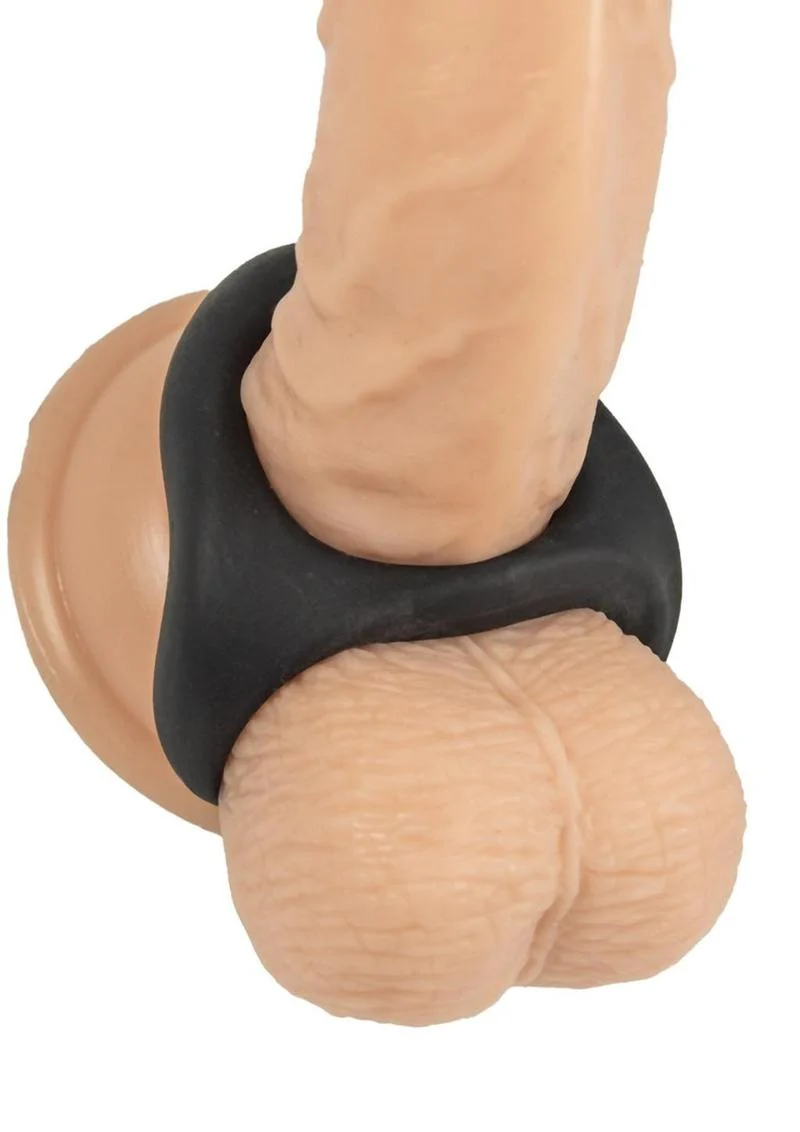 My Cockring Double Ring Silicone Cock and Scrotum Ring - Image 3