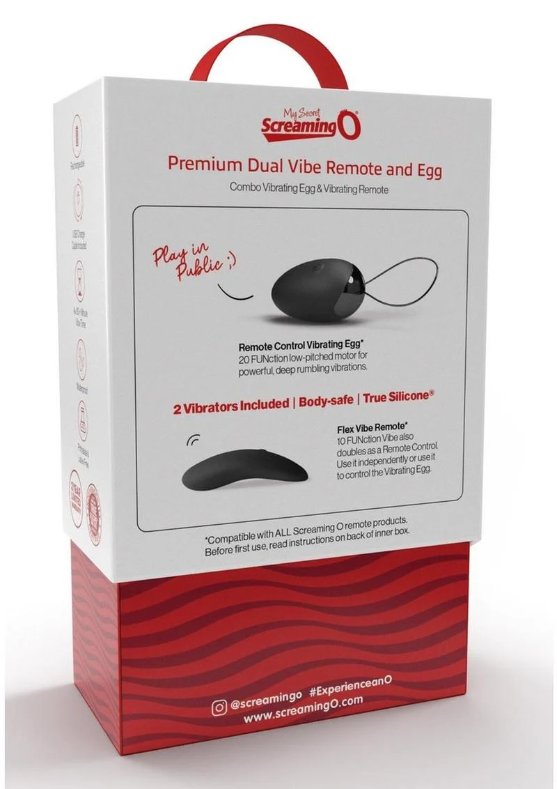 My Secret Screaming O Premium Dual Egg Vibrators With Remote Control - Image 3