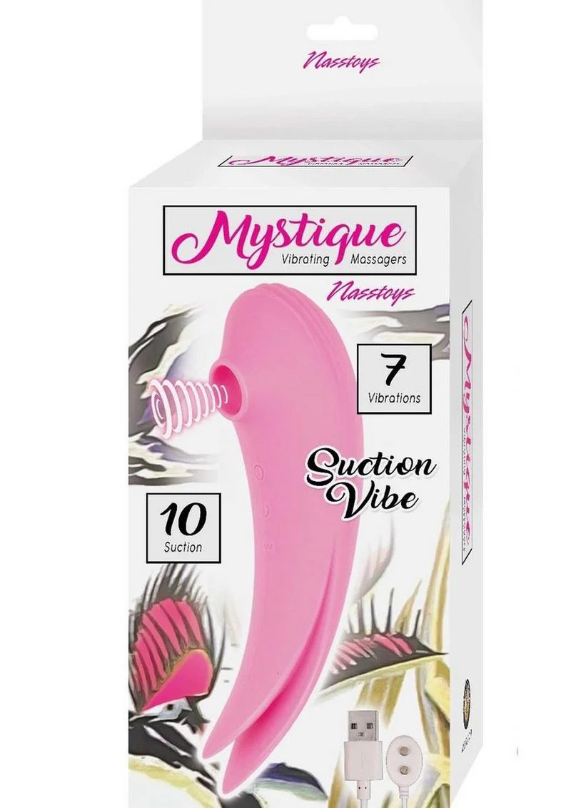 Mystique Suction Vibe Rechargeable Silicone Massager - Image 8