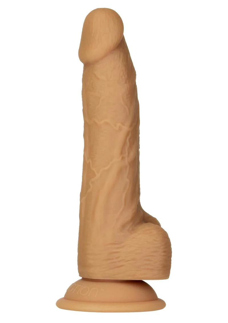 Naked Addiction 8in Silicone Dual-Density Dildo Realistic Texture