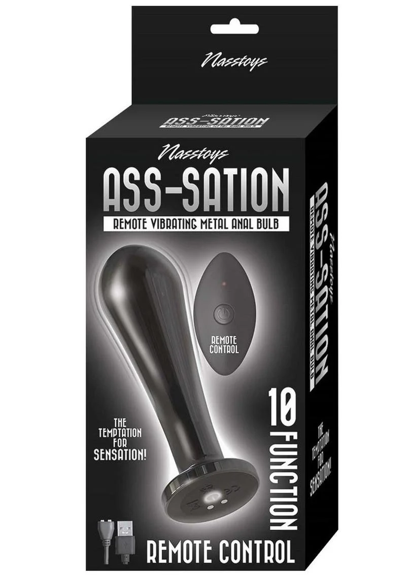 Nasstoys Ass Sation Remote Vibrating Metal Anal Bulb - Image 4