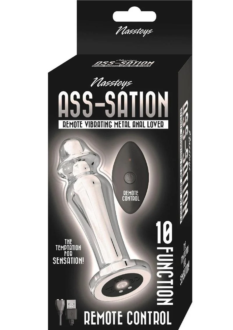 Nasstoys Ass Sation Remote Vibrating Metal Anal Lover - Image 6