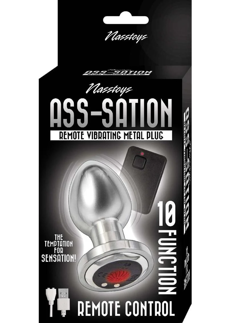 Nasstoys Ass Sation Remote Vibrating Metal Plug - Image 8