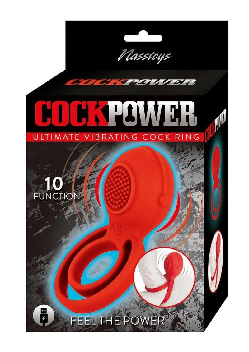 Nasstoys Cock Power Ultimate Vibrating Rechargeable Silicone Cock Ring - Image 8