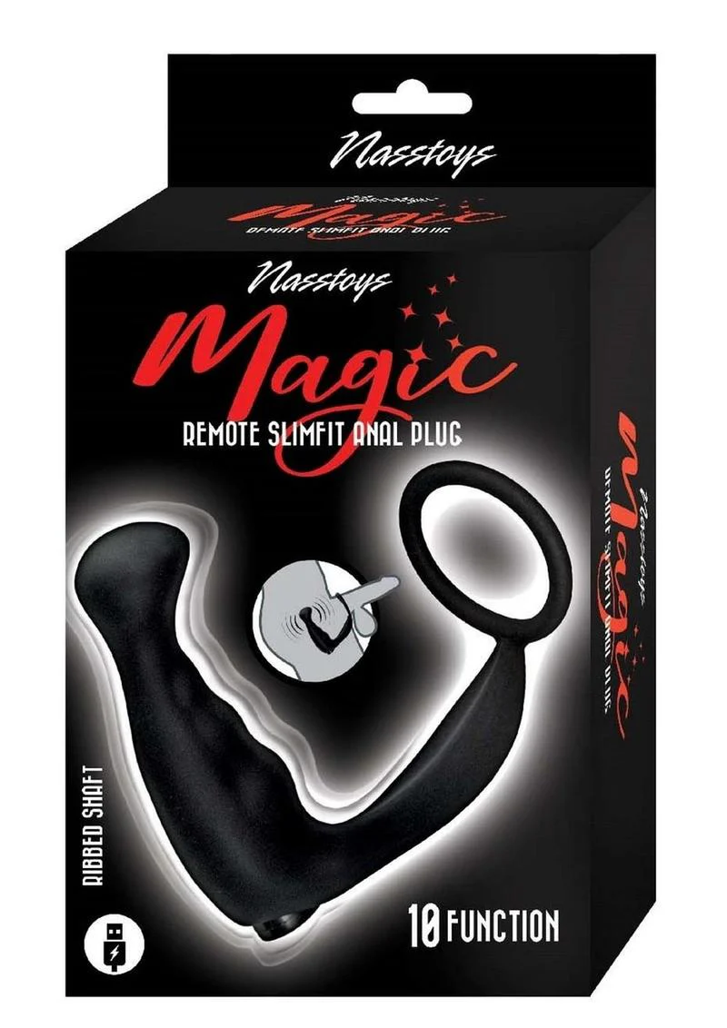 Nasstoys Magic Remote Slimfit Silicone Anal Plug with Remote Control - Image 4