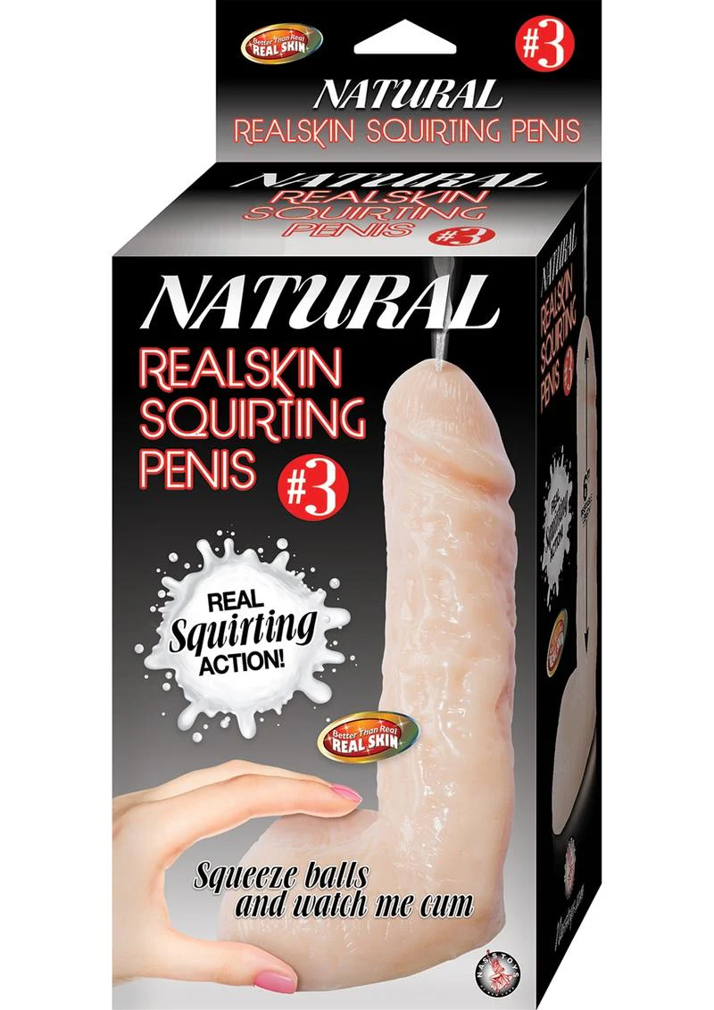 Natural Realskin Squirting Penis #3 Dildo - Image 2