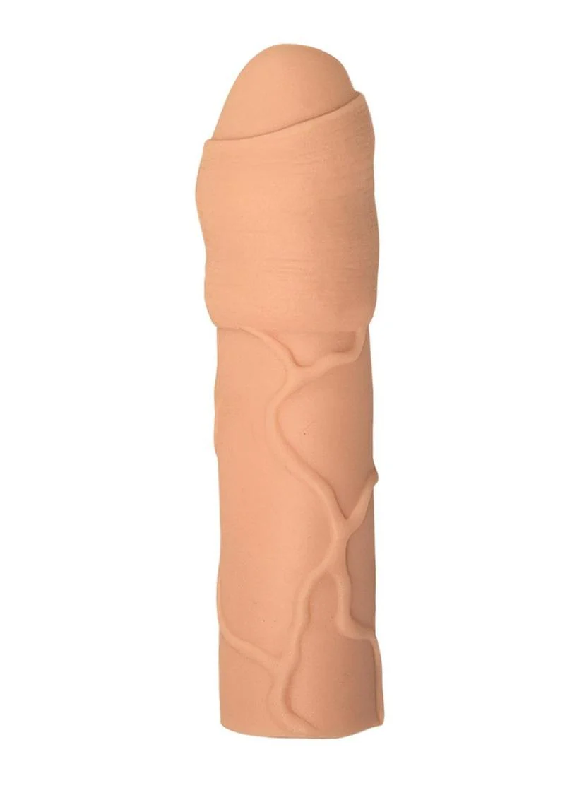 Natural Realskin Uncircumcised Xtender Vibrating Sleeve - Image 5