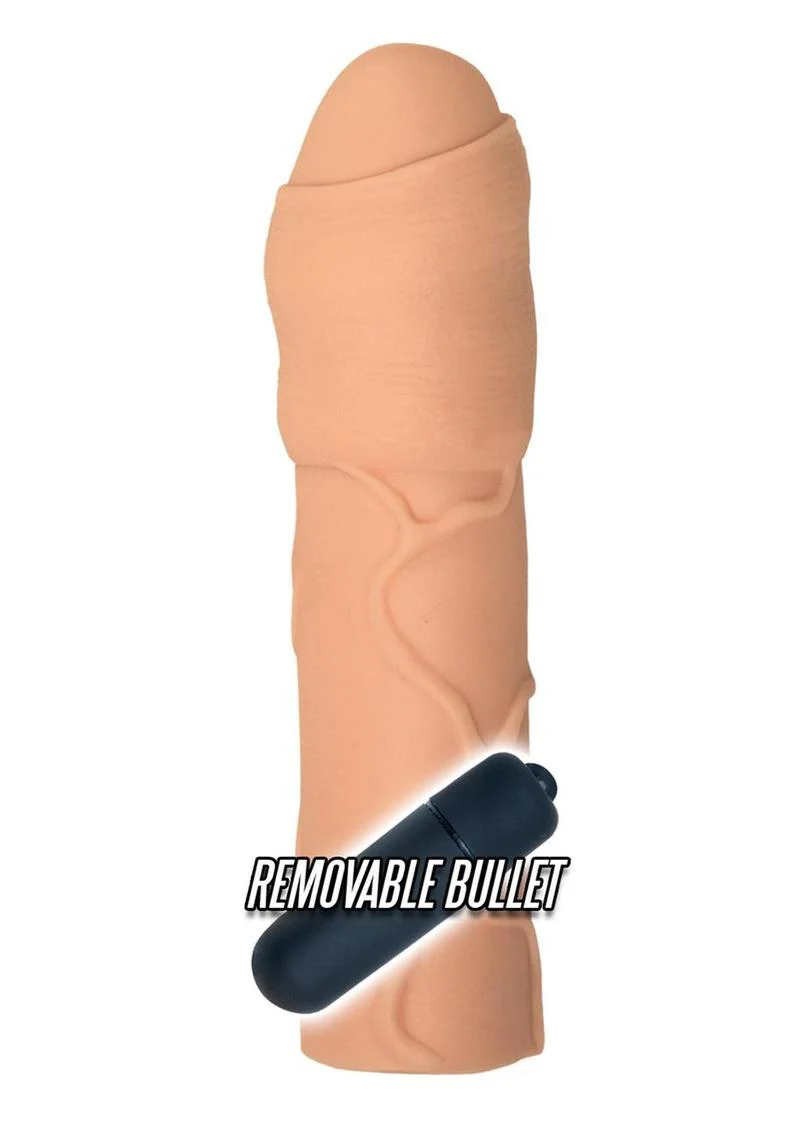 Natural Realskin Uncircumcised Xtender Vibrating Sleeve - Image 6