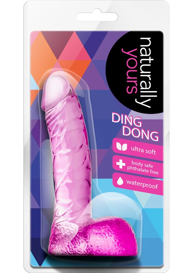 Naturally Yours Ding Dong Dildo With Balls - Image 7