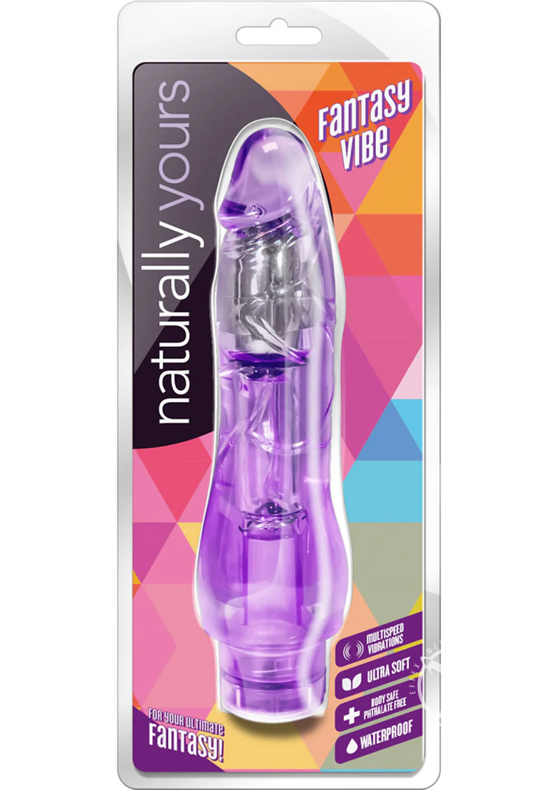 Naturally Yours Fantasy Vibe Vibrating Silicone Dildo - Image 11