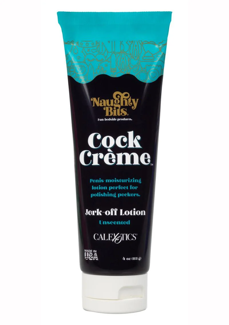 Naughty Bits Cock Crème Unscented Water-Based Jerk-Off Lotion