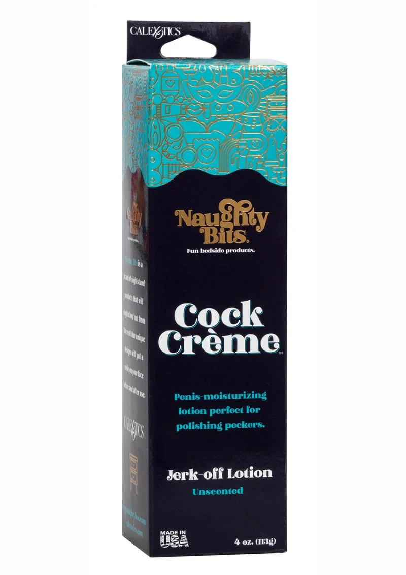 Naughty Bits Cock Crème Unscented Water-Based Jerk-Off Lotion - Image 4
