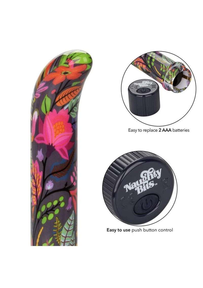 Naughty Bits Lil’ Fucker Mini G-Spot Vibrator with Audacious Graphics - Image 3