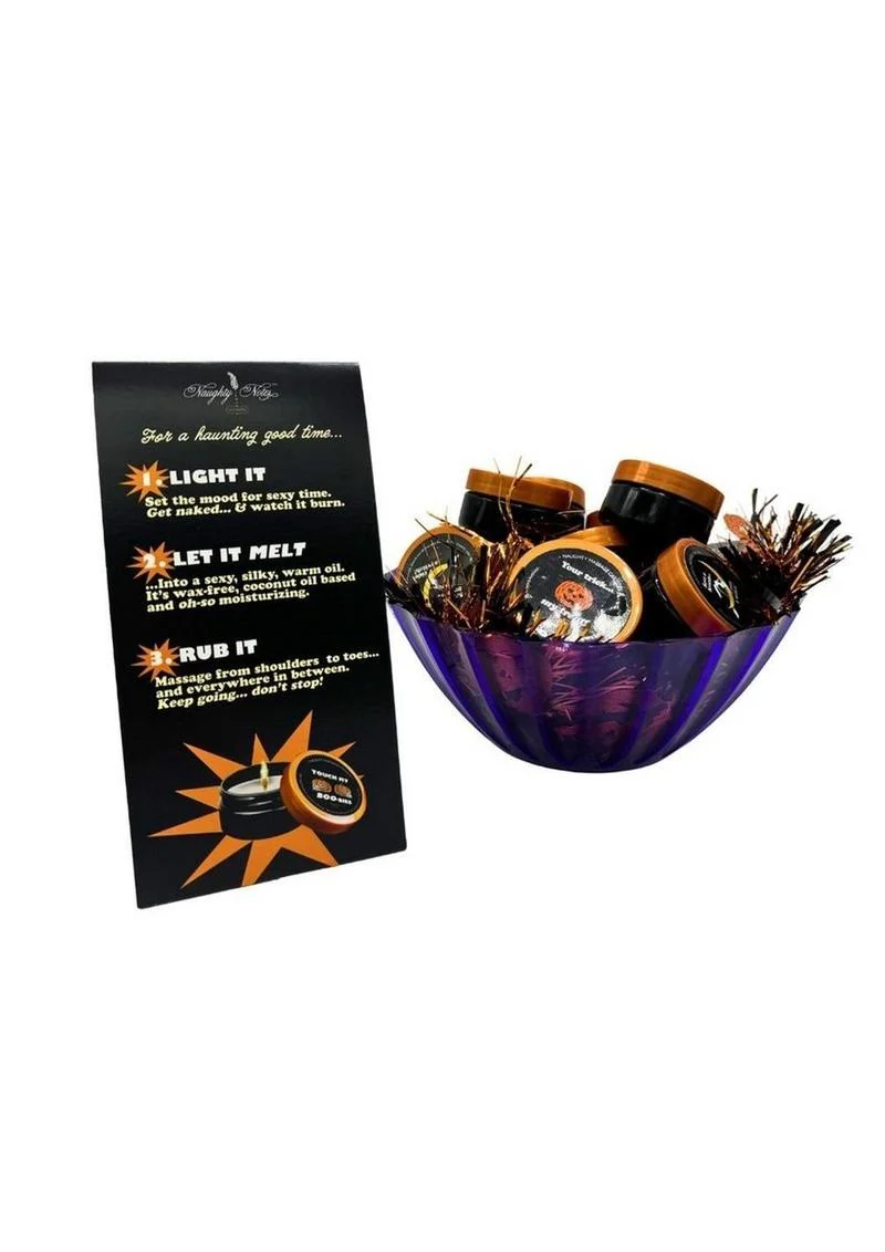 Naughty Notes Halloween Massage Candle Display - Image 2