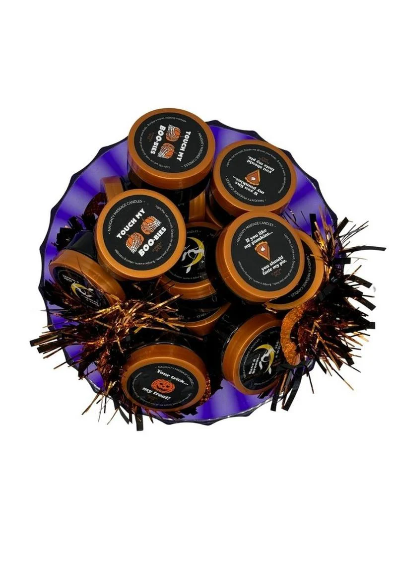 Naughty Notes Halloween Massage Candle Display - Image 3