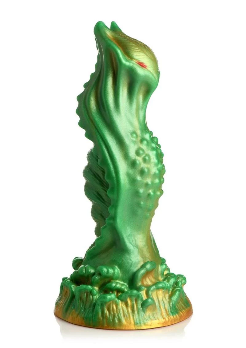 Nebula Alien Silicone Dildo Vibrant Green Design for World Pleasure