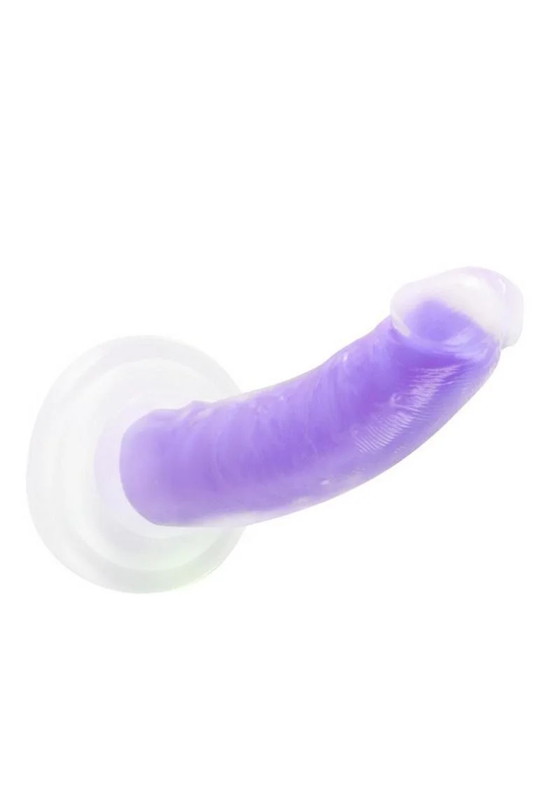 Neo Elite Glow in the Dark 7 Inch Silicone Dual-Dense Dildo - Image 2