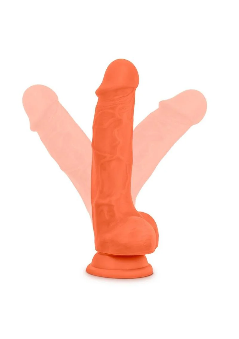 Neo Elite Silicone Dual Density Cock with Balls - Image 12