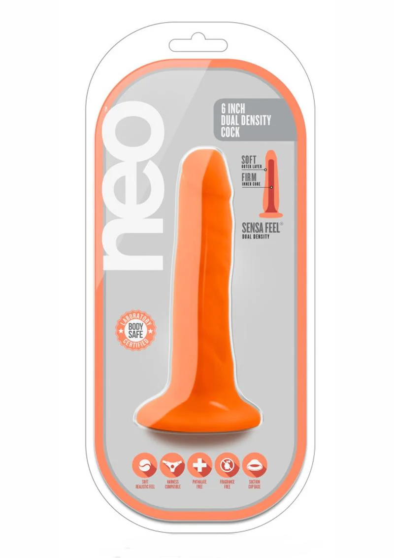 Neo Fragrance-Free Dual Density Dildo With Balls - Image 32
