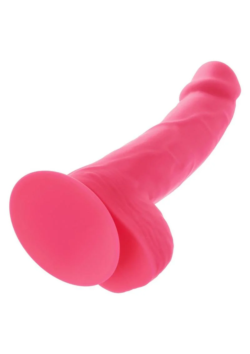 Neon Silicone Studs Dildo Fits Most Harnesses - Image 5