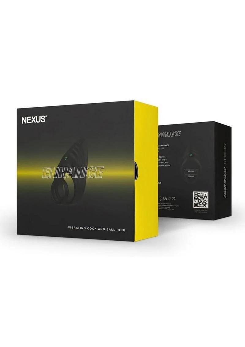 Nexus Enhance Silicone Vibrating Cock and Ball Ring - Image 4