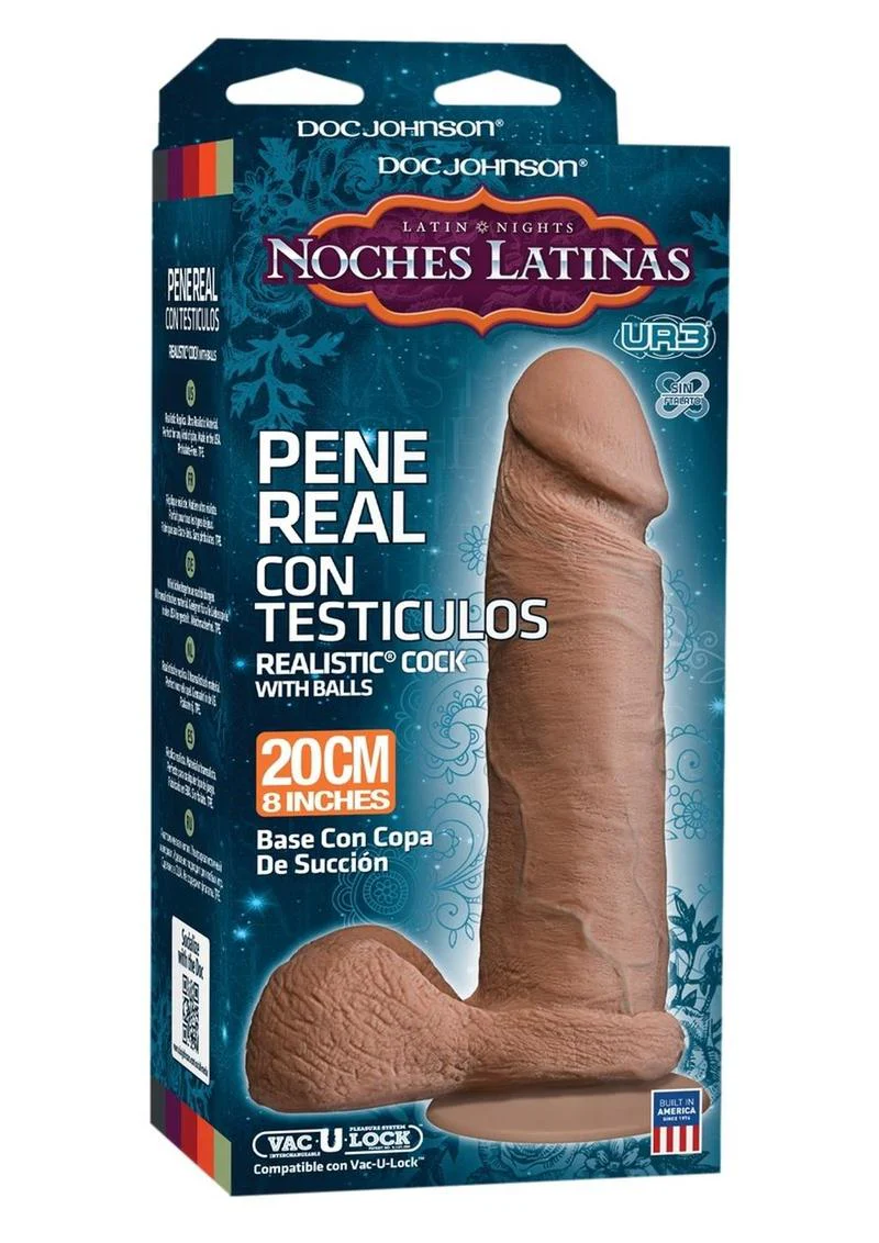 Noches Latinas Pene Real Con Testiculos by Doc Johnson - Image 2