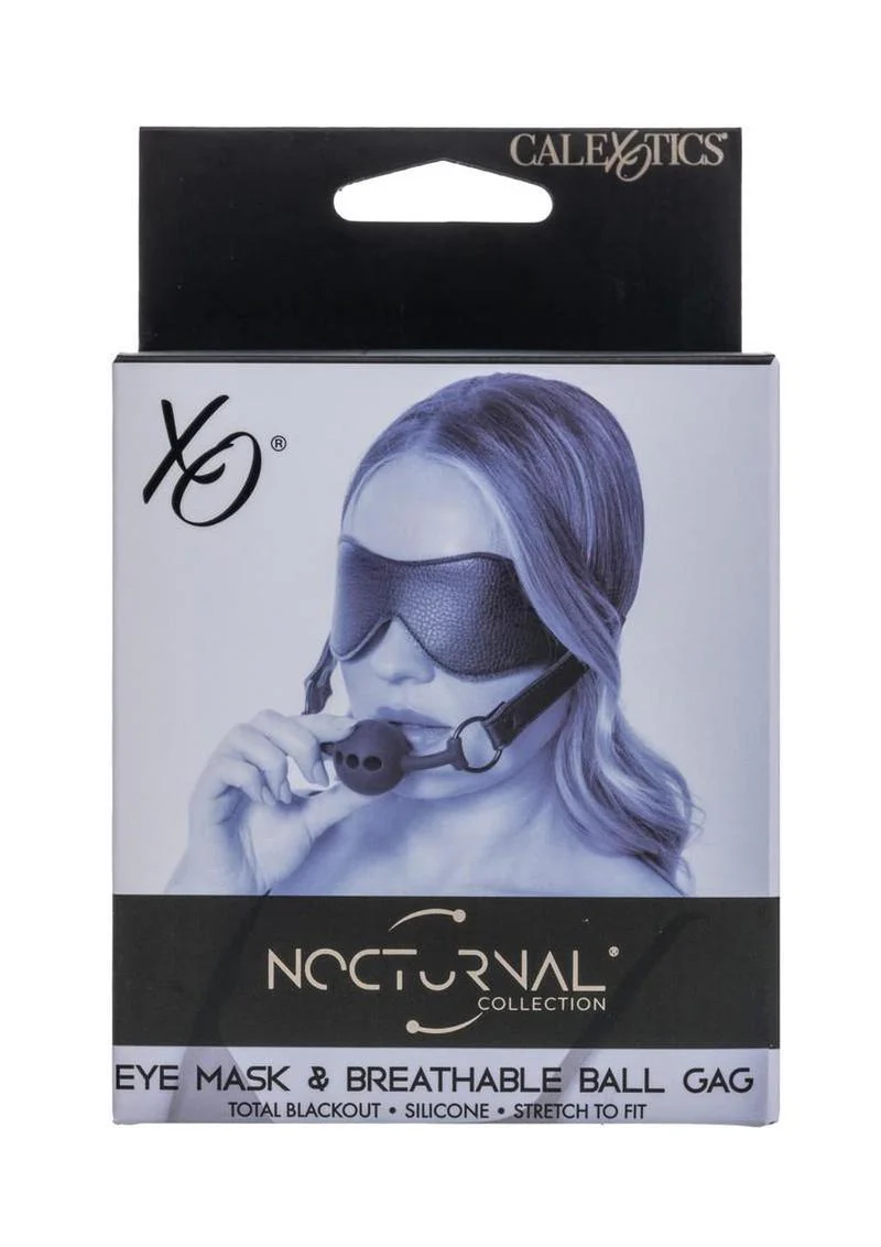 Nocturnal Collection Eye Mask and Ball Gag - Image 3