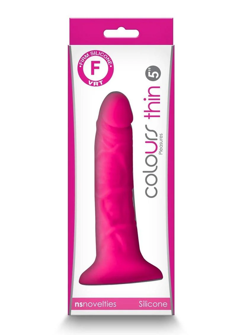 NS Novelties Colours Thin Silicone Dildo With Insertable Length - Image 7