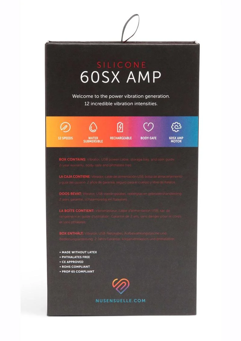 Nu Sensuelle 60SX AMP Bullet Rechargeable Silicone Vibrator - Image 8