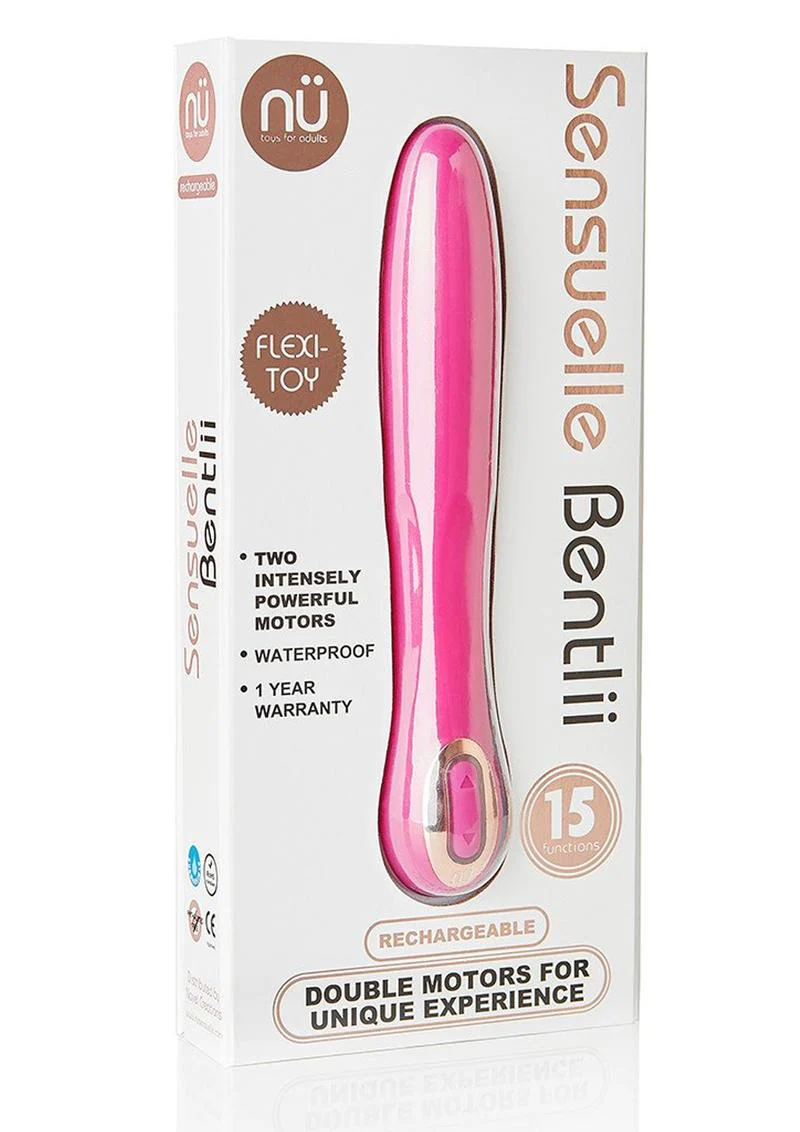 Nu Sensuelle Bentlii Rechargeable Silicone Vibrator 15 Functions - Image 2