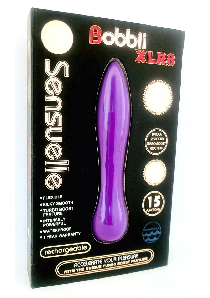 Nu Sensuelle Bobbii XLR8 Rechargeable Silicone Vibrator - Image 3
