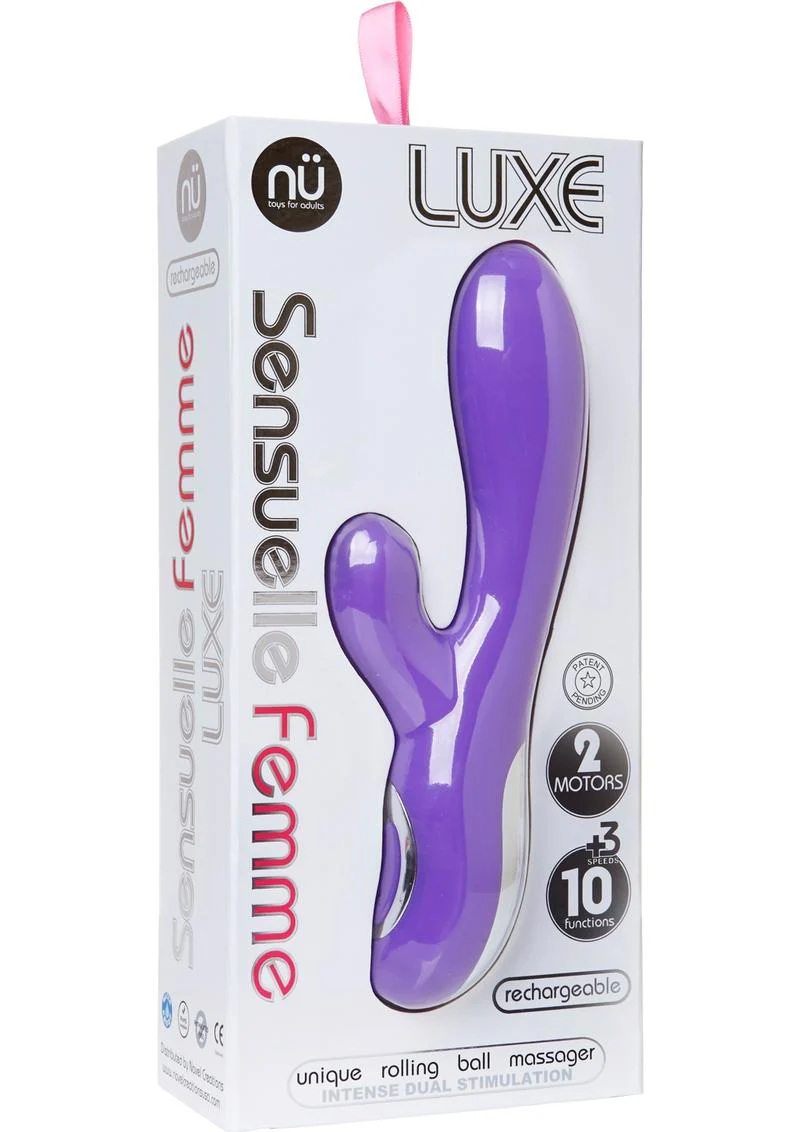 NU Sensuelle Femme Luxe Silicone Rabbit Vibrator - Image 3